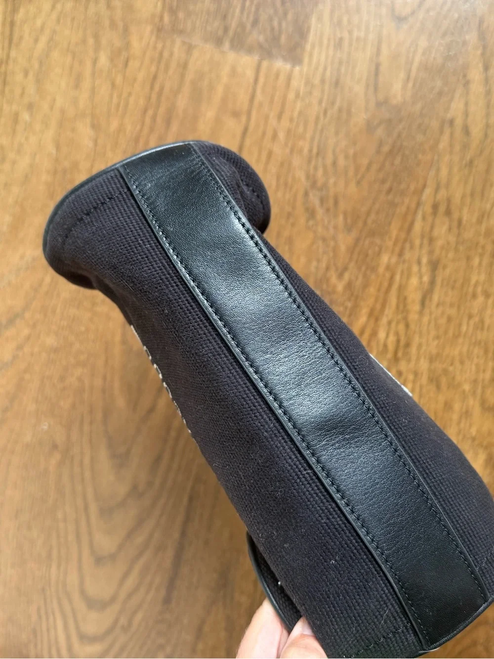 Marc Jacobs Black 'The Duffle' Canvas Toiletry Pouch - no strap